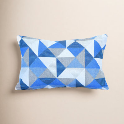 Pacifica Geometric Outdoor Reversible Throw Pillow
