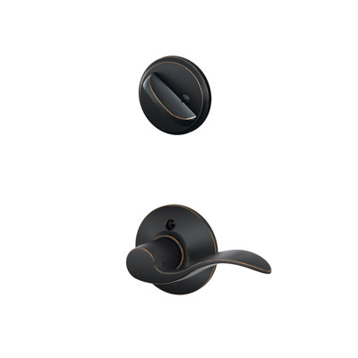 Accent Single Cylinder Interior Lever Set