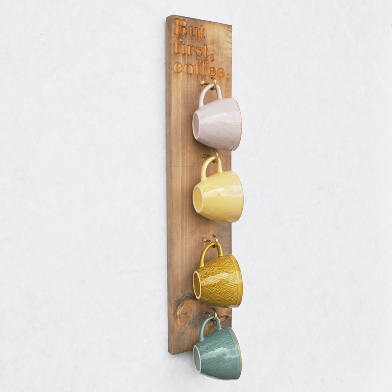 Tablette flottante en bois massif Mariela