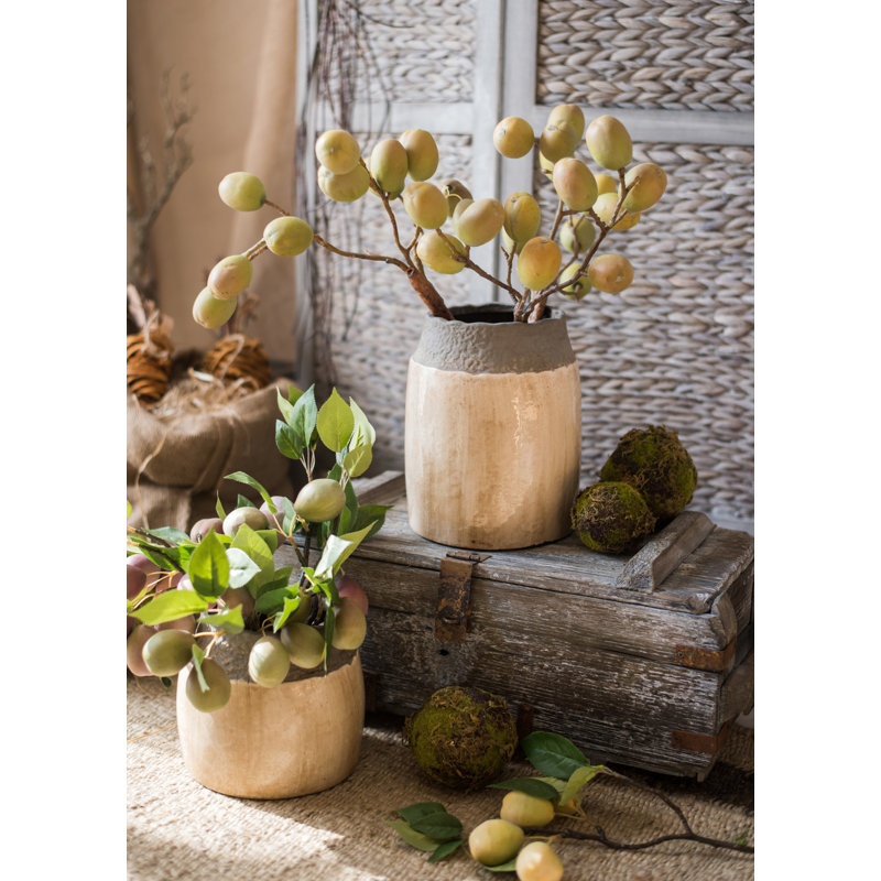 Vase de table Aleksandra, H 9,3 po x l 7 po x P 7 po
