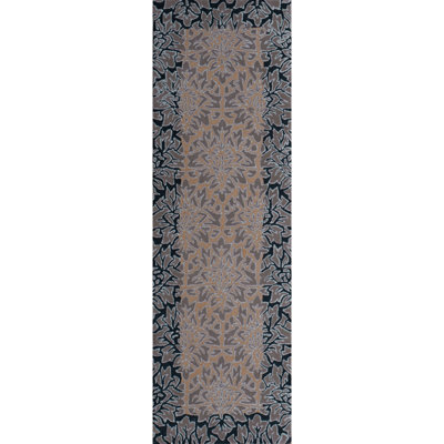 Tapis traditionnel en laine touffeté à la main à motif de flocons de Nouvelle-Zélande