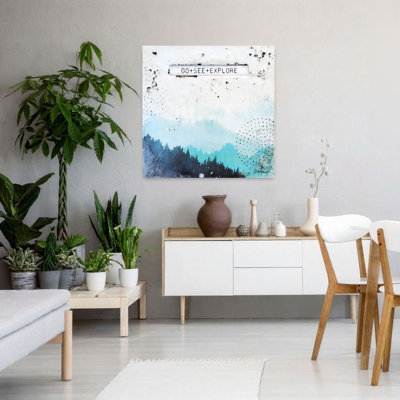 Go Go Explore, paysage abstrait contemporain, art naturel