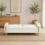 Banc de rangement moderne rembourré de 167 cm de large avec double couvercle, repose-pieds en tissu chenille avec accoudoirs-1757660338