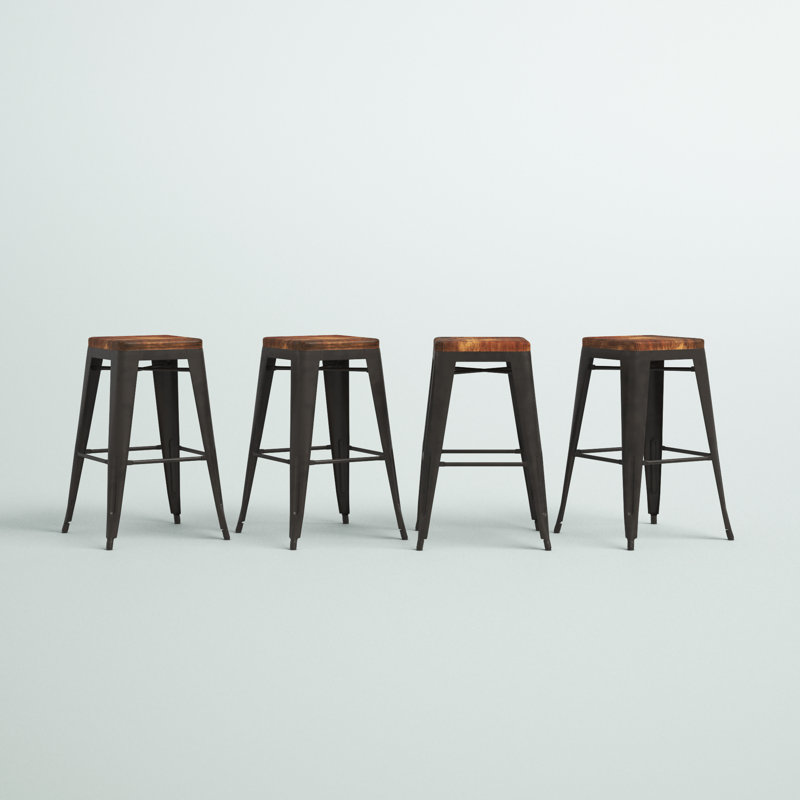 Nesbit Counter Stool, Black, Counter Stool (26.5" Seat Height )