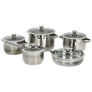 Gourmet Chef Non-Stick Cookware Set - Carbon Steel Finishes Stay Cool – ATH  Import