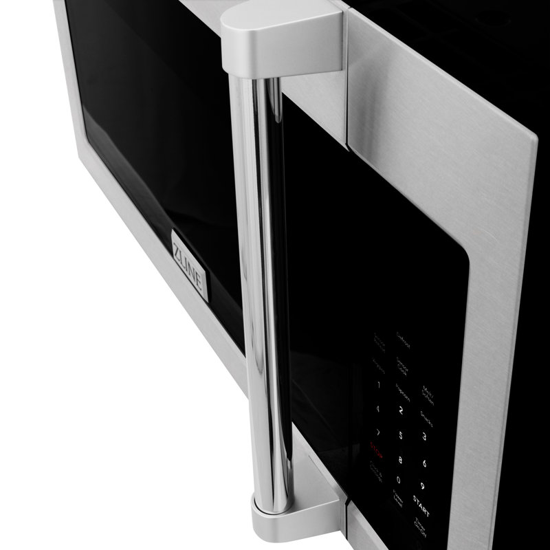 ZLINE 30 in. Over-The-Range Convection Microwave Oven in Steel with Traditional Handle, Satin Stainless Steel