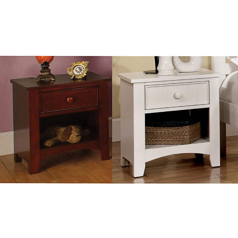One Drawer Nightstand, Bed Side Table