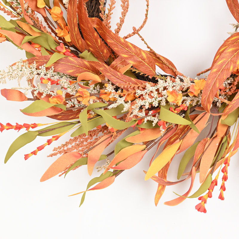 Couronne de porte de 22 po Art déco