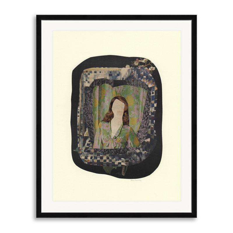 Missing Layers par Lisa Eisenbrey - impression, H 31,25 po x l 25,25 po, Papier avec cadre noir