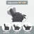 Goggans Kids Recliner with Anti-Tilt, Cup Holder-141173225