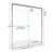 Classic 44 W x 70 H Bypass Frameless Shower Door-14171027-14171030