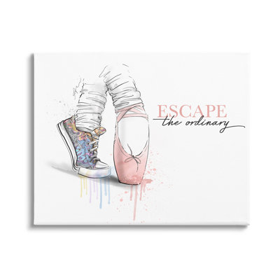 " Escape The Ordinary Ballet Shoe " by Alison Petrie