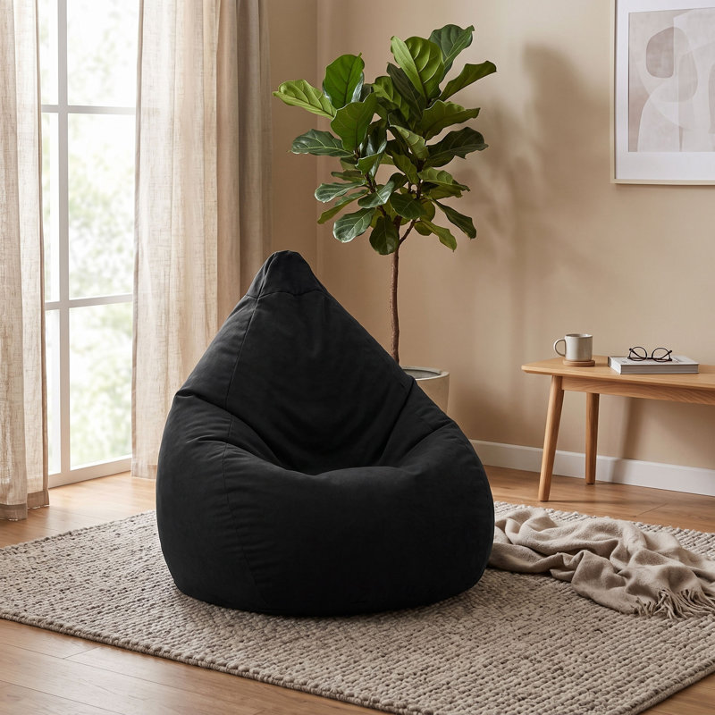 Coquille de siège en microfibre Breeze, Polyester noir