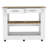 Kitchen Island 46 Inches, Two Drawers