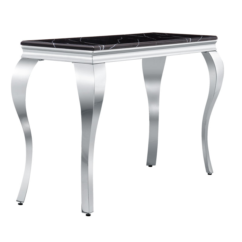 Fulmore 30'' Console Table, White, Gold
