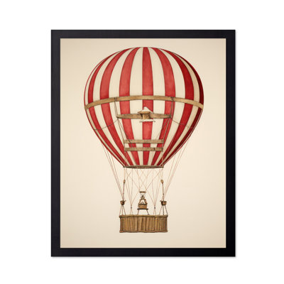 Striped Hot Air Balloon