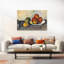 Nature morte aux pommes, vers 1890. Estampe d'art mural abstrait contemporain.-1691082799