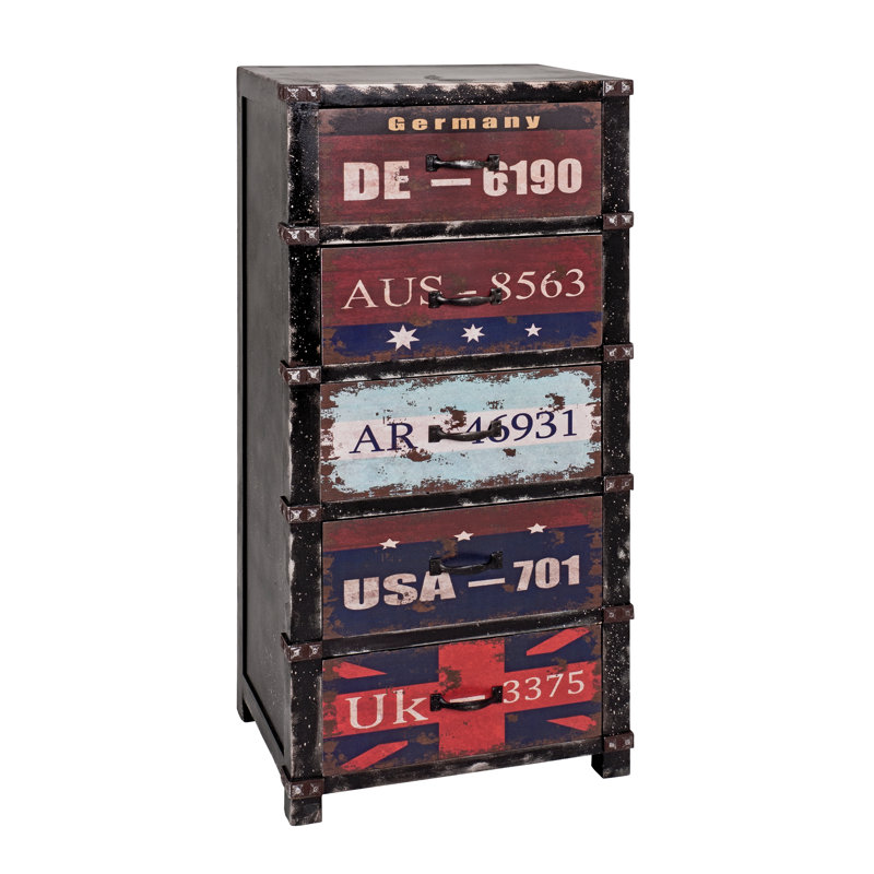 48cm W 5 - Drawer Chest of Drawers