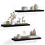 Ensemble de 3 tablettes flottantes en bois massif-115311450