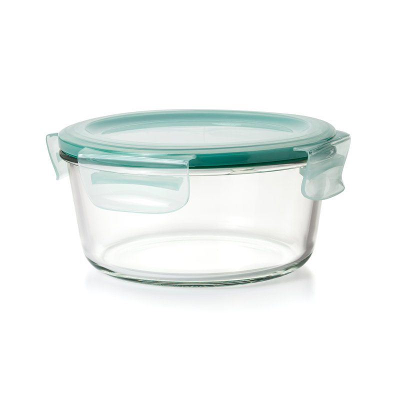 Good Grips SNAP Glass Round 8 Piece Container Food Storage Set