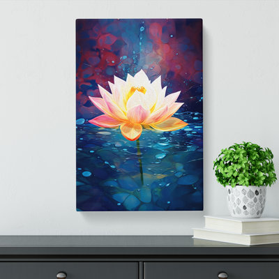 Lotus Flower Modern - No Frame Print