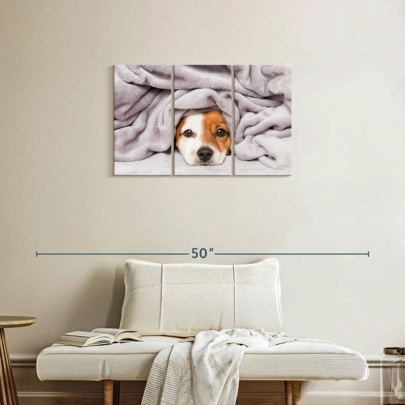 Brampt Blanket Bundled Dog, 20" H x 33" W