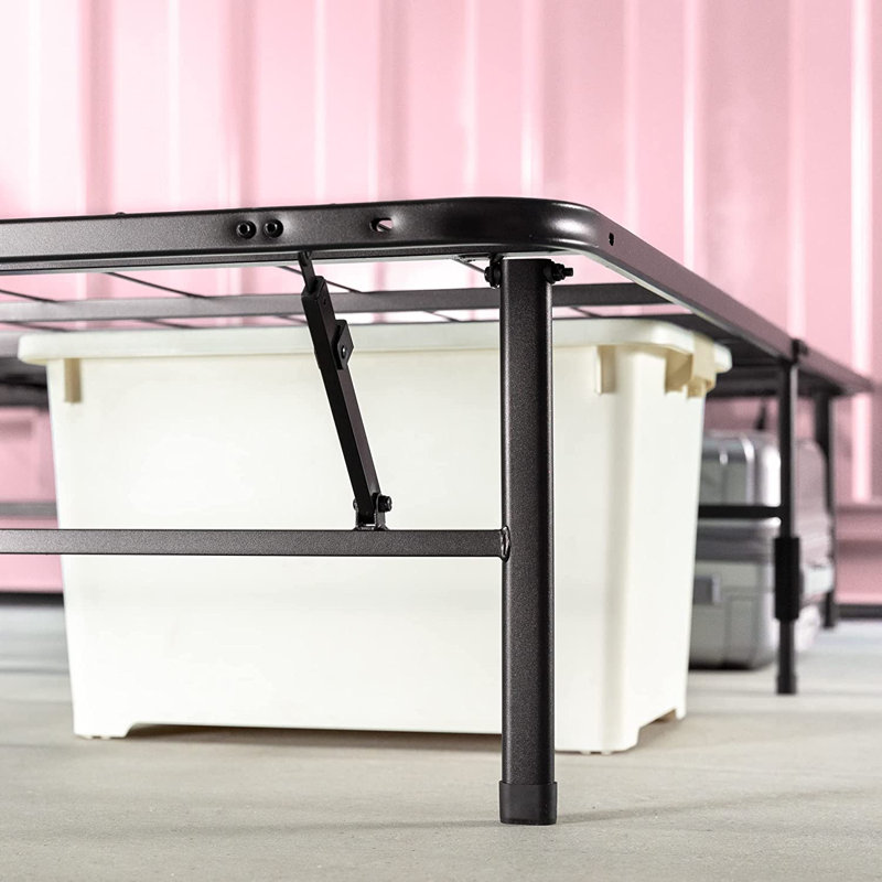 Shaquille 14" Steel Wire-Grid Bed Frame