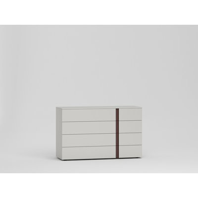 Terry Solid Wood 120 cm W Chest of 4 Drawers