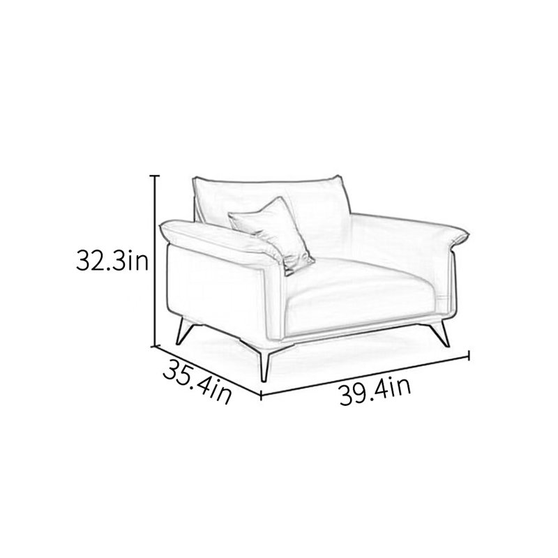 Modern elegant casual office sofa