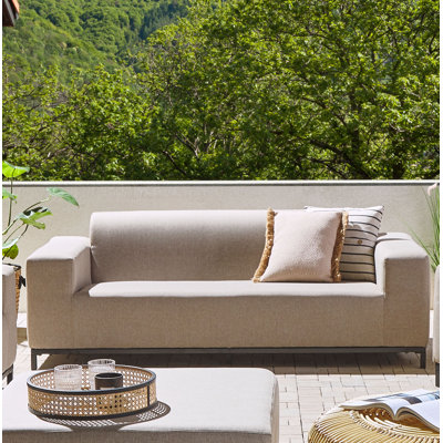 Booragoon 186cm Wide Metal Patio Sofa