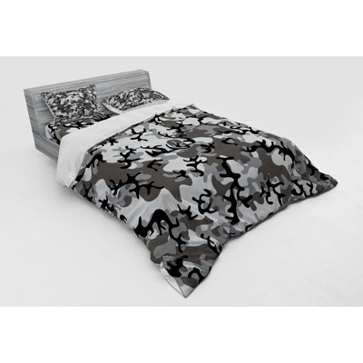 Ensemble de housse de couette en microfibre Camo