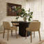 Chaise de salle à manger en tissu texturé Foxy-114319067-114319068
