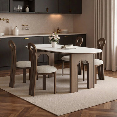 Modern minimalist style dining table