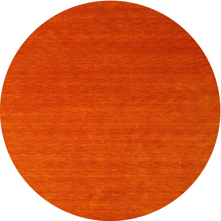 Contemporary Orange Area Rug