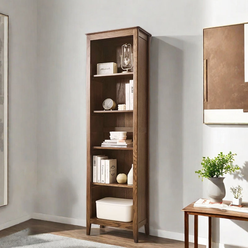 American style solid wood simple bookcase