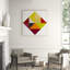 Angular Pattern 2' Framed Graphic Art Print on Canvas