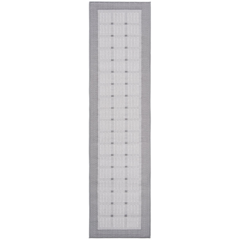 Abass Performance Machine Washable Geometric Indoor/Outdoor Area Rug, Runner 2' x 12'