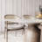 Elara Large 86/93" Modern Organic Dining Table - Sintered Stone With Sculptural Solid Wood Pedestal Base, Seats 8-10-1931011336-1931011338
