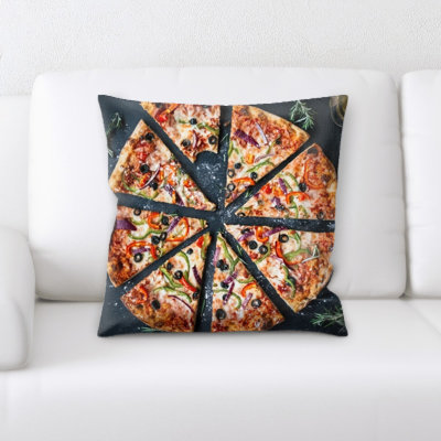 Coussin de jeté pizza Mcghee