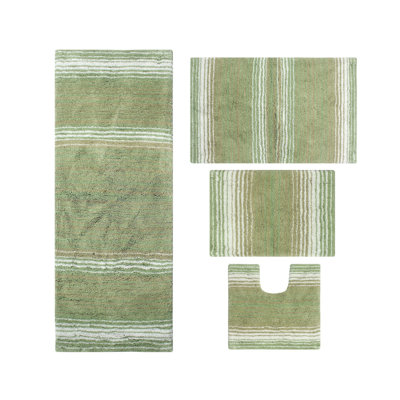 Alamanno 4 Piece Bath Rug Set