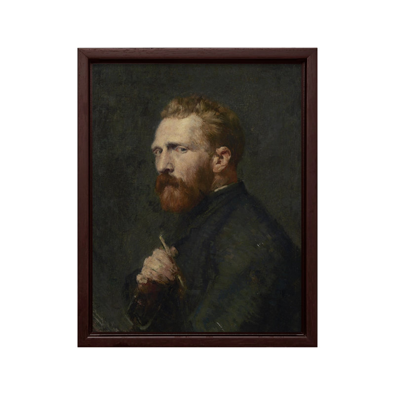 John Russell - Van Gogh, Canevas, Encadrement brun, H 11 po x l 14 po