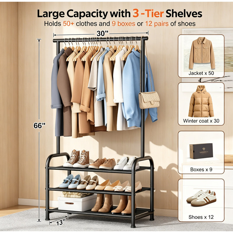 76.2 cm Clothes Rack