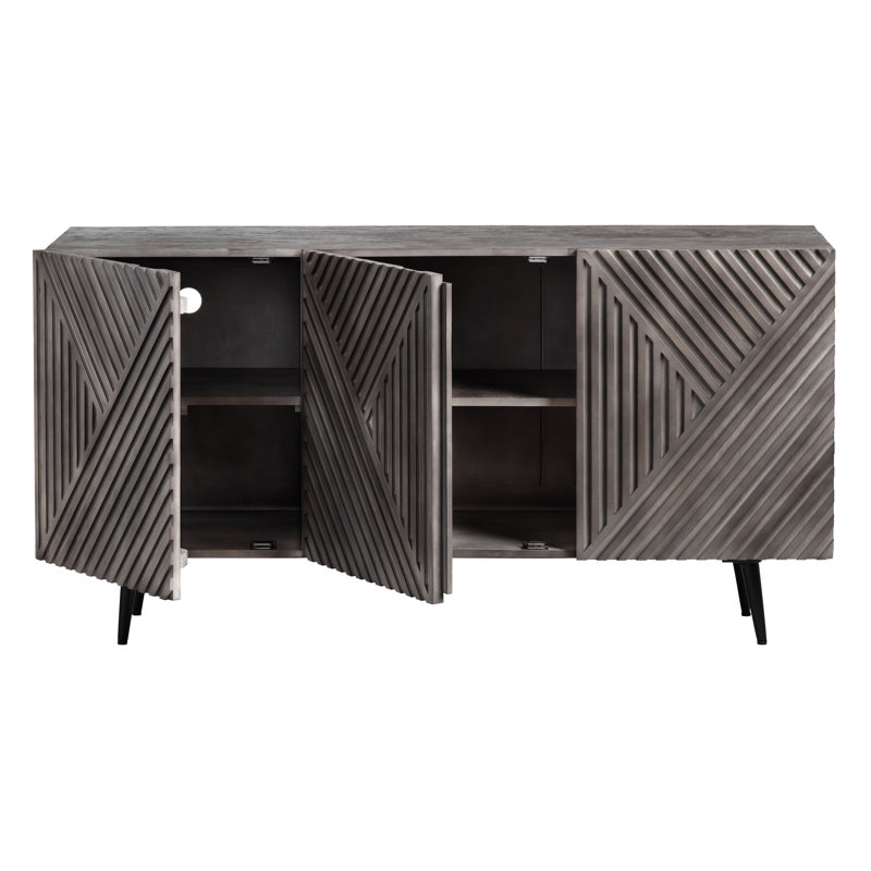 3 Door Media Credenza_Sideboard