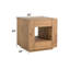 Table d'appoint Elegant Finish Oak