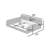 Queen Upholstered Daybed with Slats-19905615