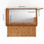 Mercia 9 x 4ft Premium Pressure Treated Garden Bar with Shutters