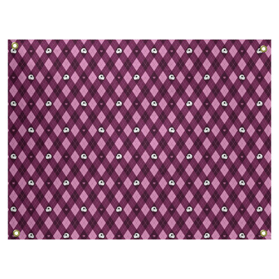 Tapisserie argyle crâne par katelyn elizabeth Kitterman