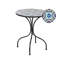 Round Metal Outdoor Bistro Table , 60cm cm W 60cm cm D