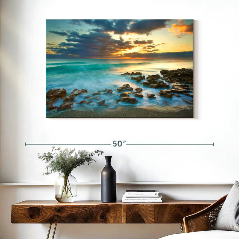 Gillard Ocean Sunrise Hues, H 26 po x l 39 po