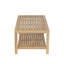 Ensemble de conversation d'extérieur 4 pièces avec coussins Solmere Acacia